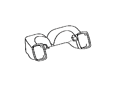 Toyota 55844-04100 Duct, Heater To Register