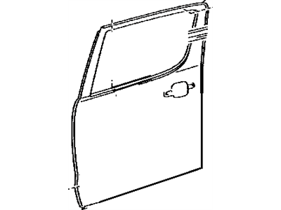 Toyota 67113-04020 Panel, Rear Door, Outer RH