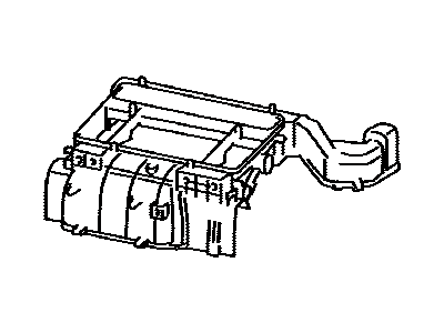 Toyota 88502-04130 Case Sub-Assembly, COOLI