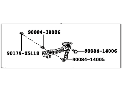 Toyota 69203-04020 Frame Sub-Assembly, Rear D