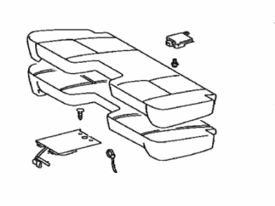 Toyota 71001-04610-B0 Cushion Assembly Seat