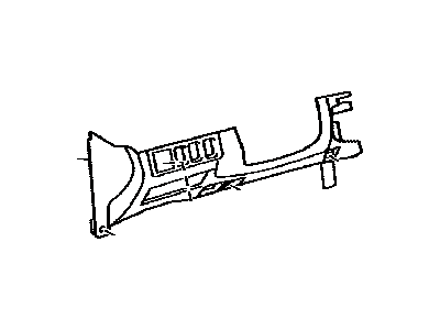 Toyota 55432-04073-B0 Panel, Instrument Panel