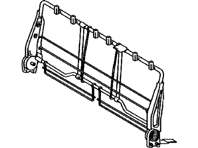 Toyota 71630-35020 Spring Assembly, Front Seat Back