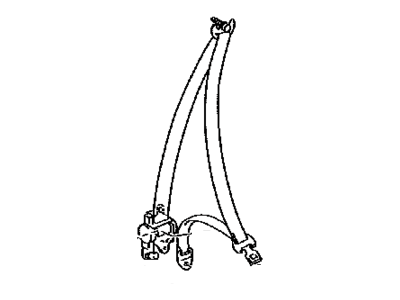 2022 Toyota Tacoma Seat Belt - 73360-04100-C0