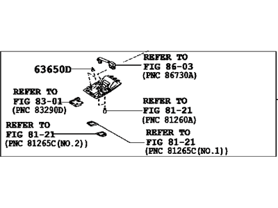 Toyota 63650-AD010-B0