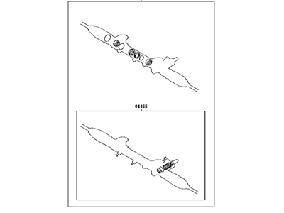 Toyota 04445-04030 Gasket Kit, Power Steering Gear
