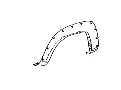 Toyota 75087-04100-J2 MOULDING Sub-Assembly, Q