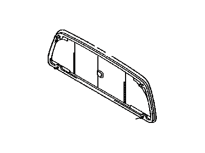 Toyota 64810-04121 Window Assembly, Back