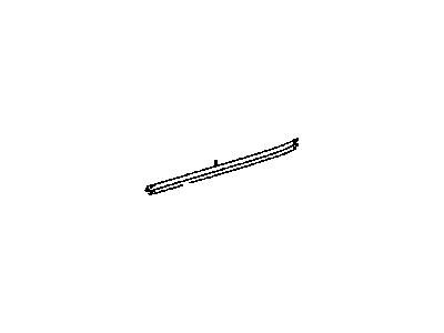 Toyota 68163-04030 WEATHERSTRIP, Rear Door