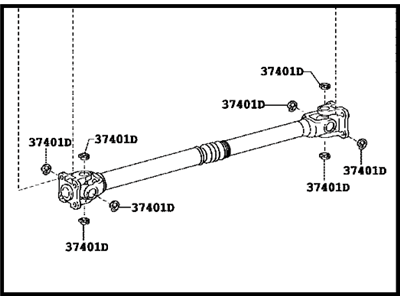 Toyota 37140-04090 Front Propelle Shaft Assembly