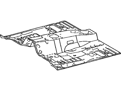 Toyota 58111-04430 Pan, Front Floor