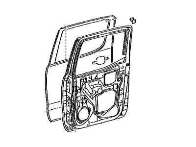 Toyota 67004-04091 Panel Sub-Assembly, ACCE