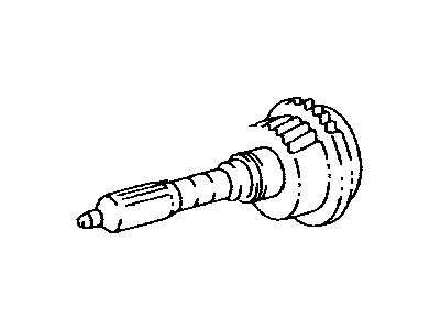 Toyota 33301-26050 Shaft Sub-Assembly, INPU