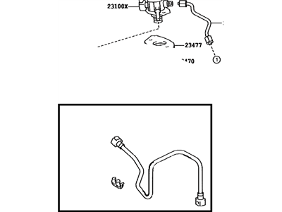 2020 Toyota Tacoma Fuel Rail - 23901-31380