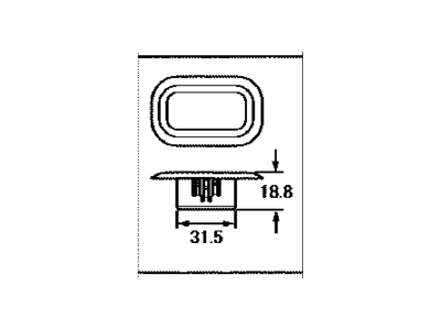 Toyota 90950-01991 Plug, Hole