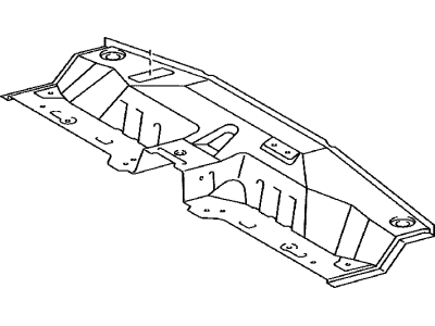 Toyota 58311-04072 Pan, Rear Floor