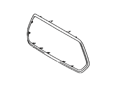 Toyota 52711-04020 Moulding, Front Bumper