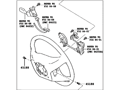 Toyota 45100-04300-B0 Wheel Assembly, Steering