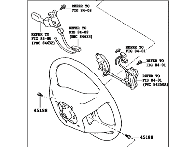 Toyota 45100-04220-B0 Wheel Assembly, Steering