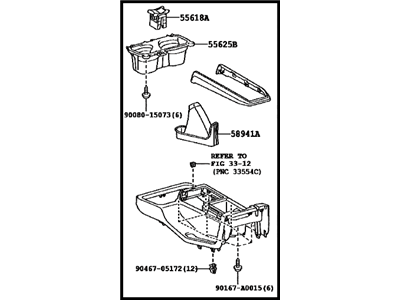 Toyota 58804-04050-C4 Panel Sub-Assembly, Cons