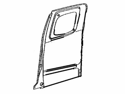 Toyota 67114-04031 Panel, Rear Door, Outer LH
