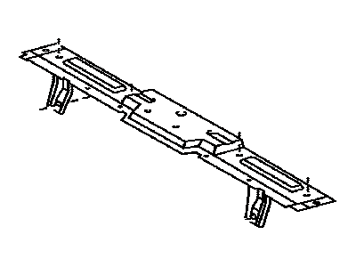 Toyota 58312-04020 Panel, Rear Body Floor