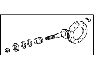 Toyota 41201-80258 Final Gear Kit, Differential, Rear