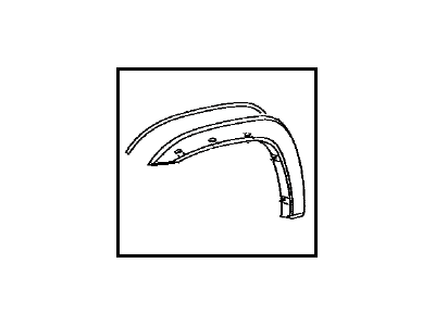 Toyota 75871-04060 MOULDING, Front Fender