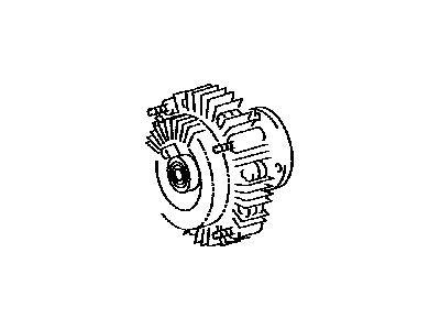 Toyota 16210-75100 Coupling Assembly, Fluid