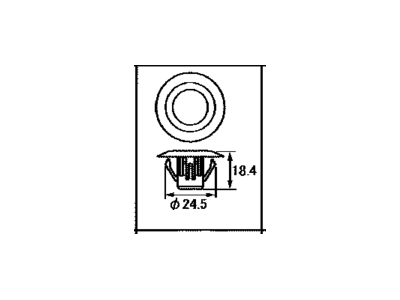 Toyota 90950-01983 Plug, Hole