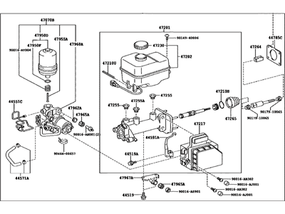 Toyota 47050-04092 Cylinder Assembly, Brake