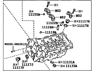 2007 Toyota Tundra Cylinder Head - 11102-39245