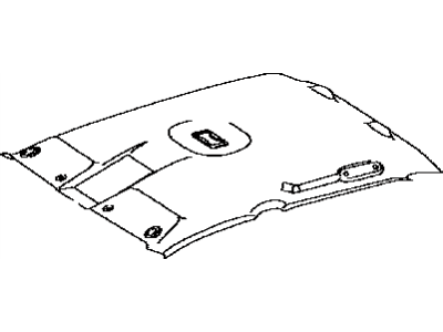 Toyota 63310-04730-B0 HEADLINING Assembly, Roof