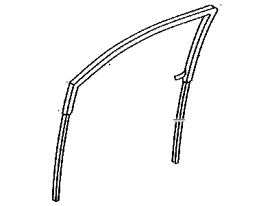 Toyota 68151-04040 Run, Front Door Glass