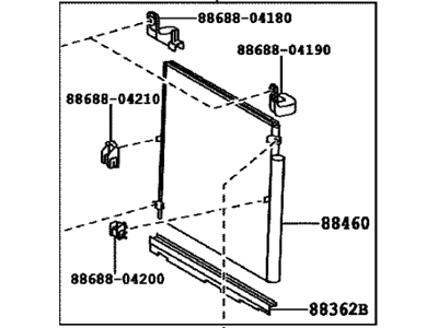 Toyota Tacoma A/C Condenser - 88450-04012