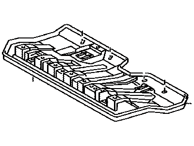 Toyota 71015-04080 Frame Sub-Assembly, Rear Seat