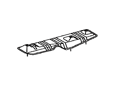 Toyota 58151-04071 INSULATOR, Front Floor