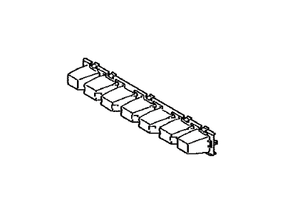 Toyota 52611-04010 ABSORBER, Front Bumper