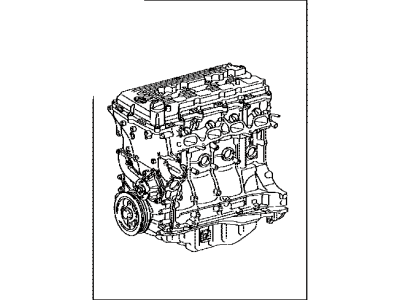 Toyota 19000-0P401 Engine Assy, Partial