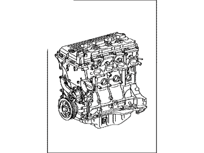 Toyota 19000-0P460 Engine Assembly, Partial