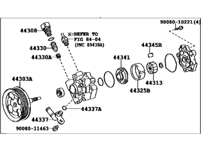 Toyota 44310-04140 Pump Assembly, VANE