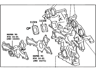 2016 Toyota Tacoma Timing Cover - 11310-0P061