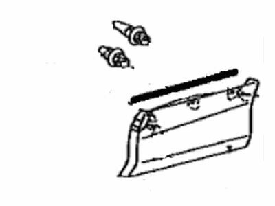 Toyota 75860-04901 Moulding Assy, Body Rocker Panel, LH