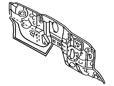 Toyota 55101-04480 Panel Sub-Assembly, Dash