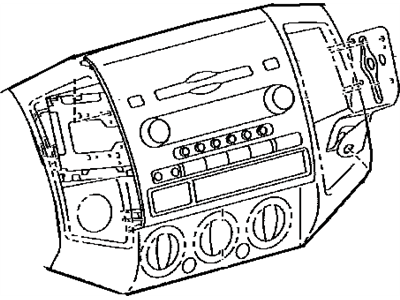 Toyota 86120-04140 Receiver Assembly, Radio
