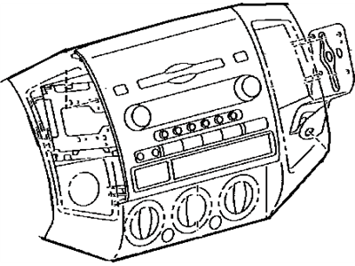 Toyota 86120-04171 Receiver Assembly, Radio