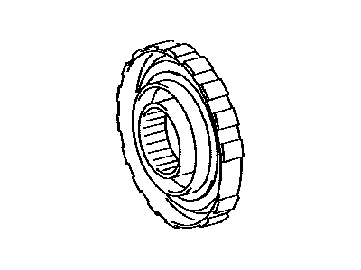 Toyota 35709-50010 Drum Sub-Assy, 2nd Brake