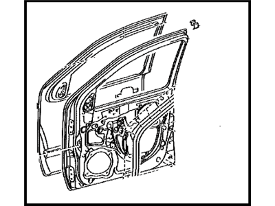 Toyota 67001-04200 Panel Sub-Assy, Front Door, RH