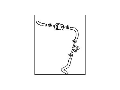 Toyota 23820-0P020 Hose Assy, Fuel Vapor Feed