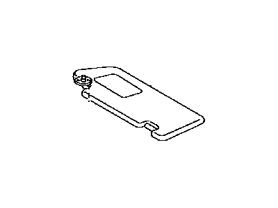 Toyota 74310-AD010-B1 Visor Assembly, Right